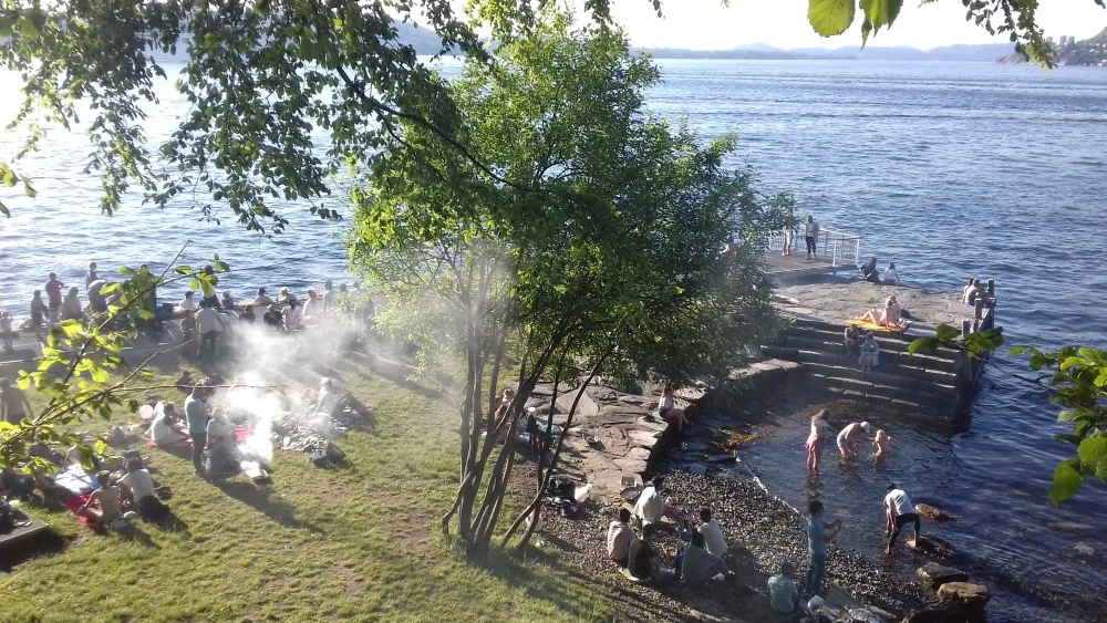 Bilde av Ballastbryggen badeplass