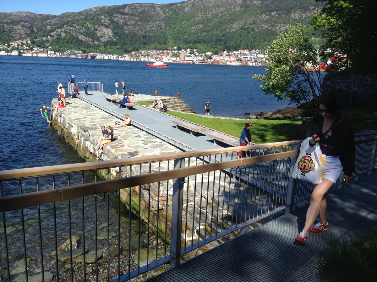 Bilde av Ballastbryggen badeplass